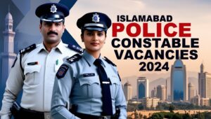 Islamabad Police constable vacancies 202